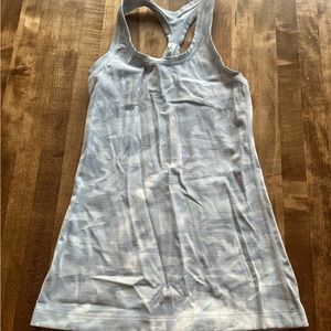 Lululemon Grey Camo Tank Top